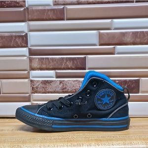 Converse All Star Black/Blue Size 13 Kids